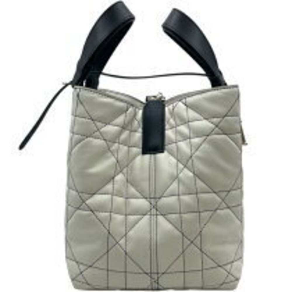 Dior Black Toujours Christian White Handbag Calfskin - Picture 4 of 10